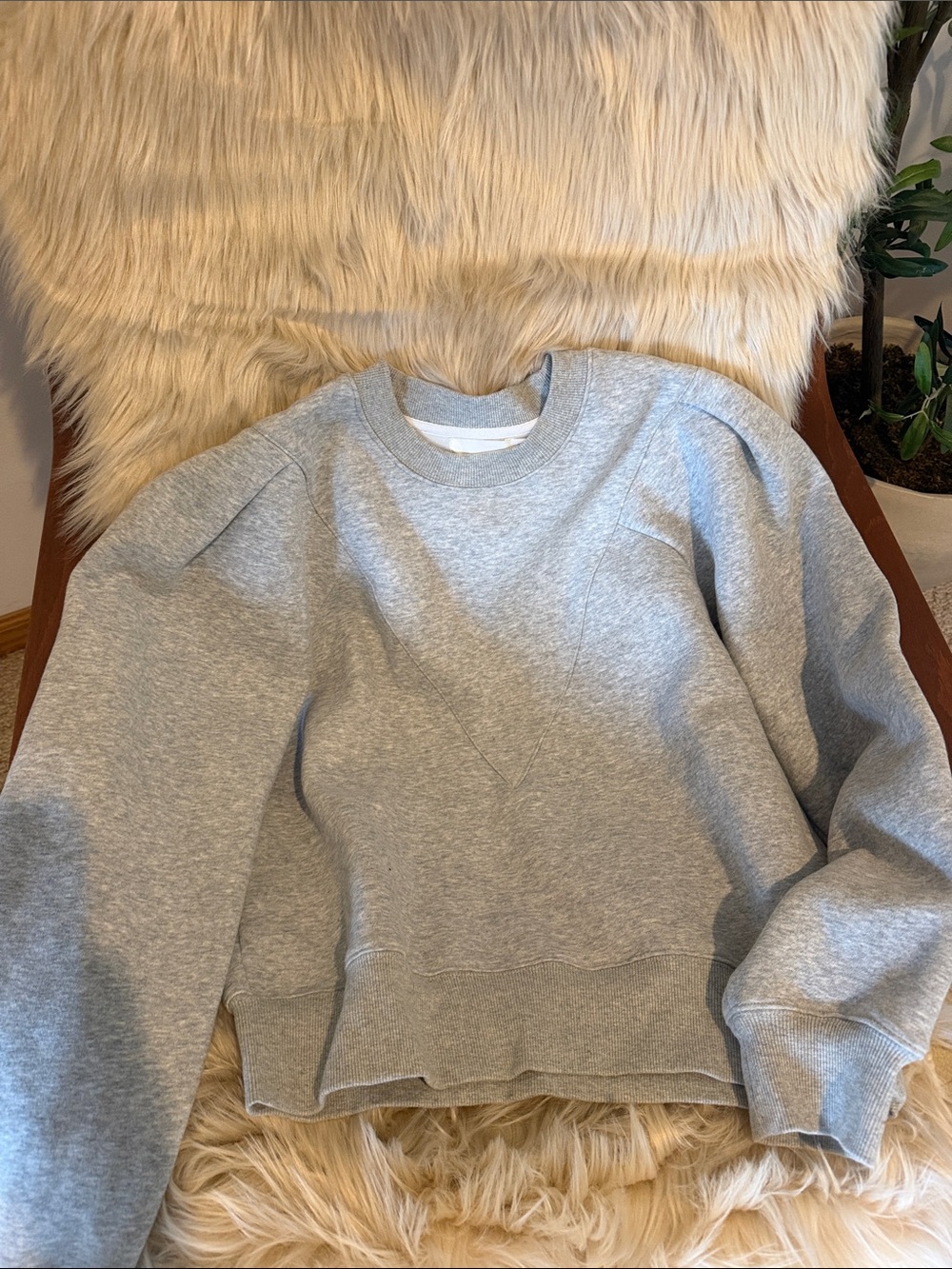Primp Heather Gray Crewneck Sweatshirt
